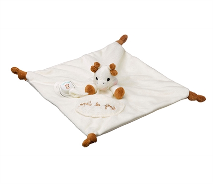 Comforter with soother holder